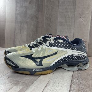 Mizuno Wave Lightning Z2 Women's 9.5 Volleyball Shoes Sneakers Athletic USA Blue